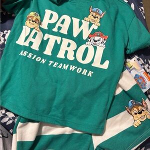 Paw Patrol Teal and White Kids Outfit